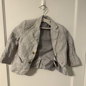 Stylish Toddler Boy Gray Janie and Jack Blazer sz 4T